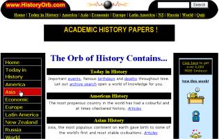 HistoryOrb.com - Designed, developed, maintained and hosted by Solution Second