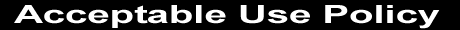 Web Site Hosting Acceptable Use Policy
